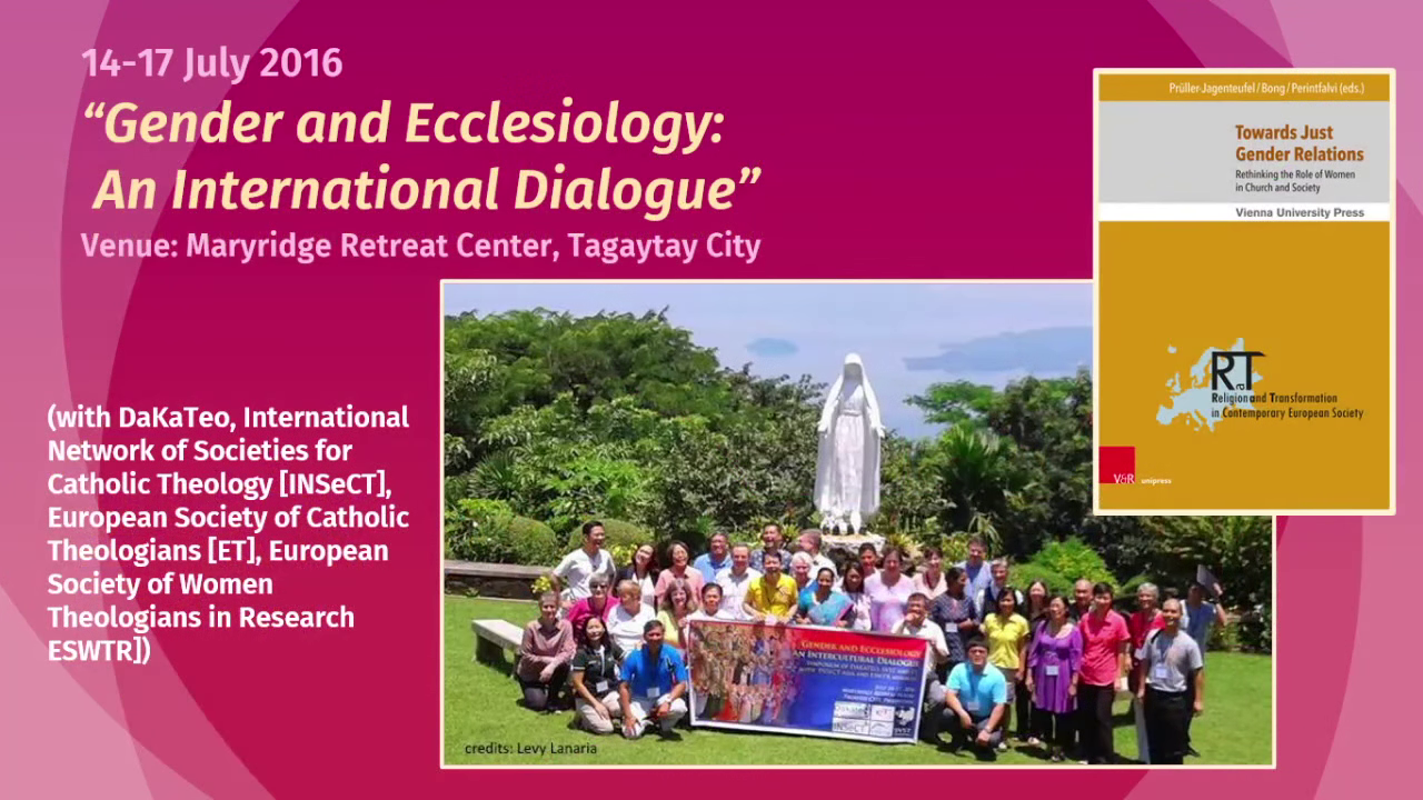 17 2016 Gender and Ecclesiology an International Dialogue
