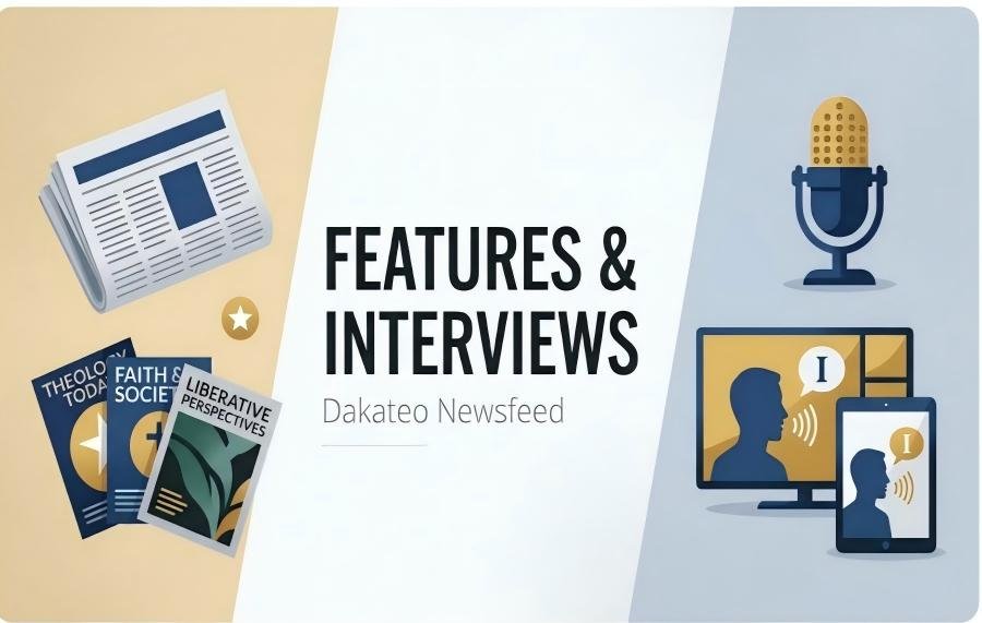 features and interviews